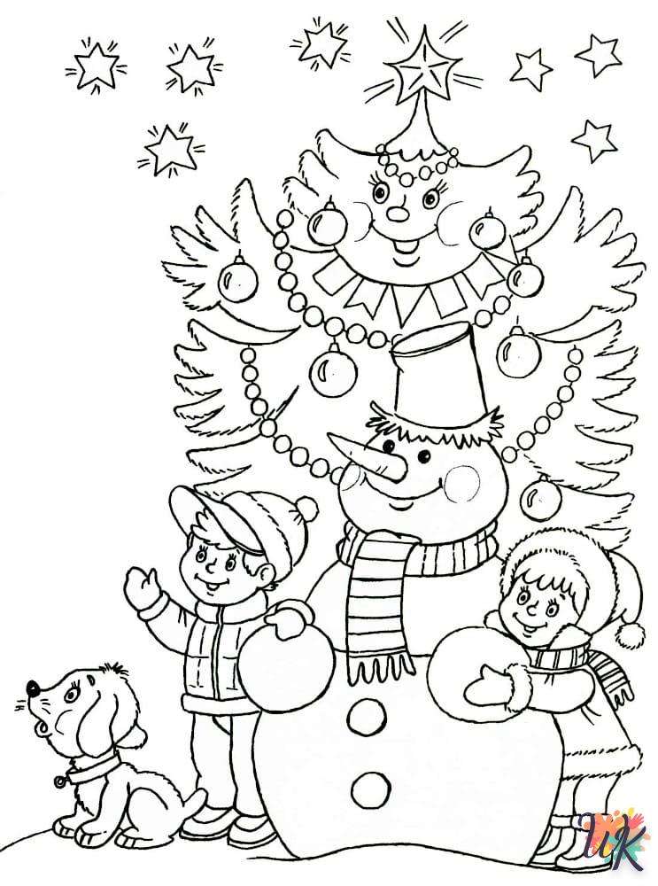 a imprimer coloriage Hiver  gratuit