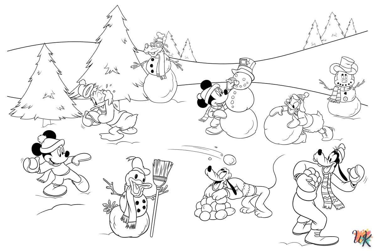 imprimer coloriage Hiver  pour enfant 1