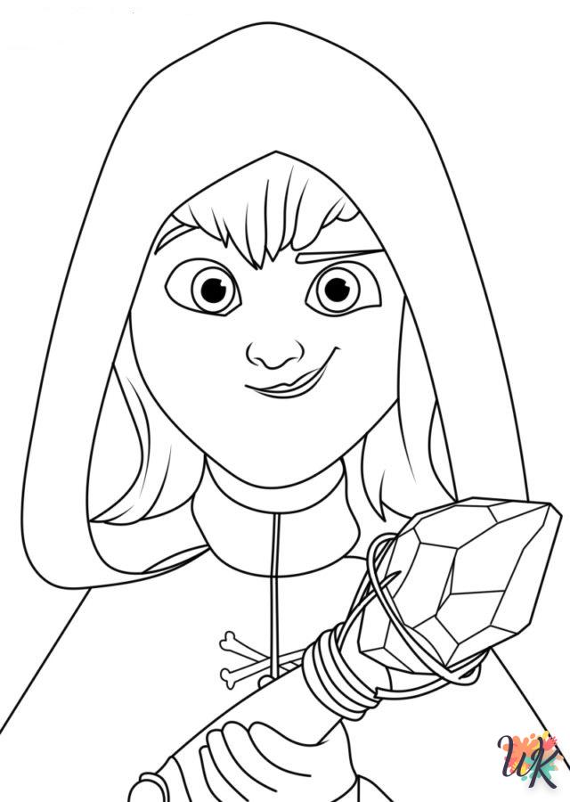 coloriage Vampire  en ligne pour bebe de 2 ans