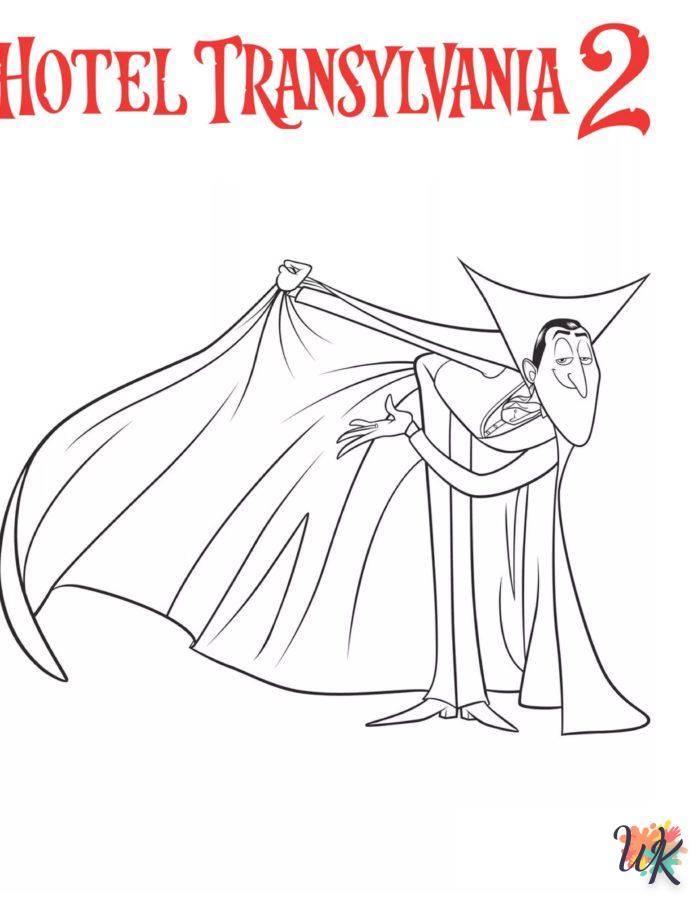 coloriage Vampire  à imprimer pour enfant de 6 ans