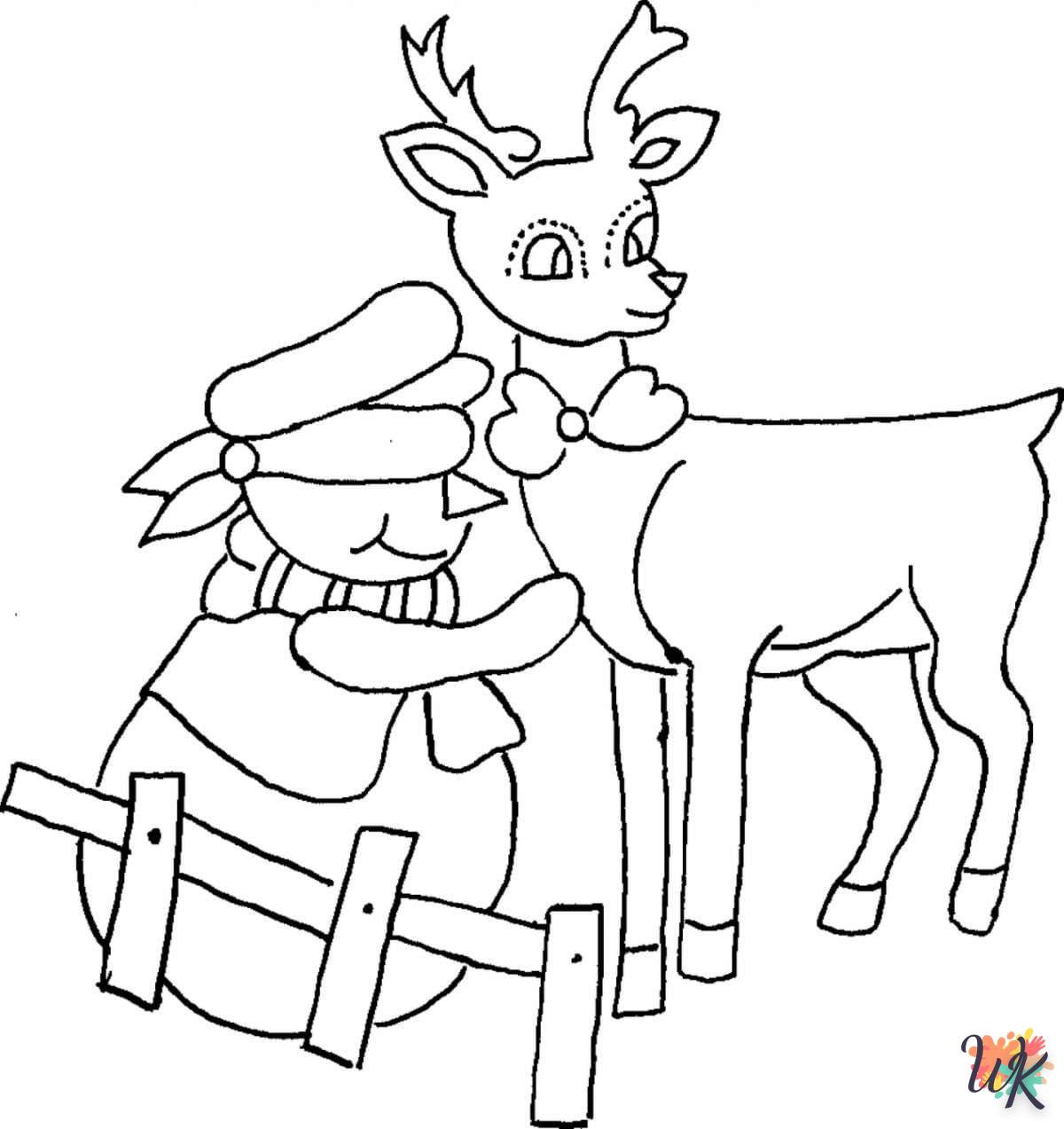 coloriage Noel  pour enfant de 6 ans 2