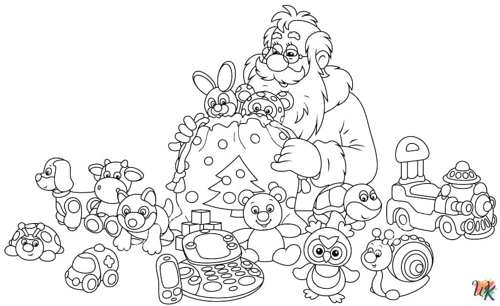 coloriage Noel  à imprimer pdf gratuit 4