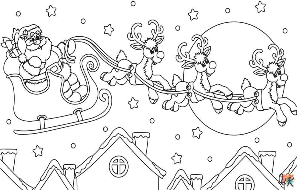 coloriage Noel  à imprimer gratuitement pdf 1