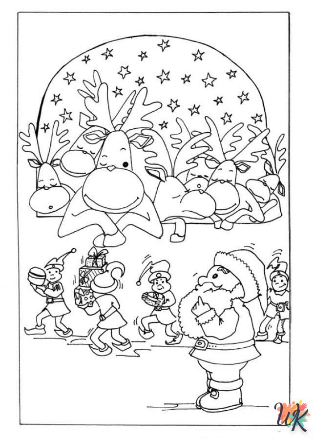 coloriage Noel  en ligne pour bebe de 2 ans 1