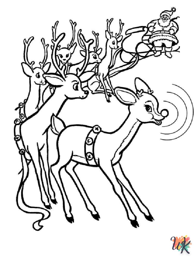 image pour coloriage Noel  enfant