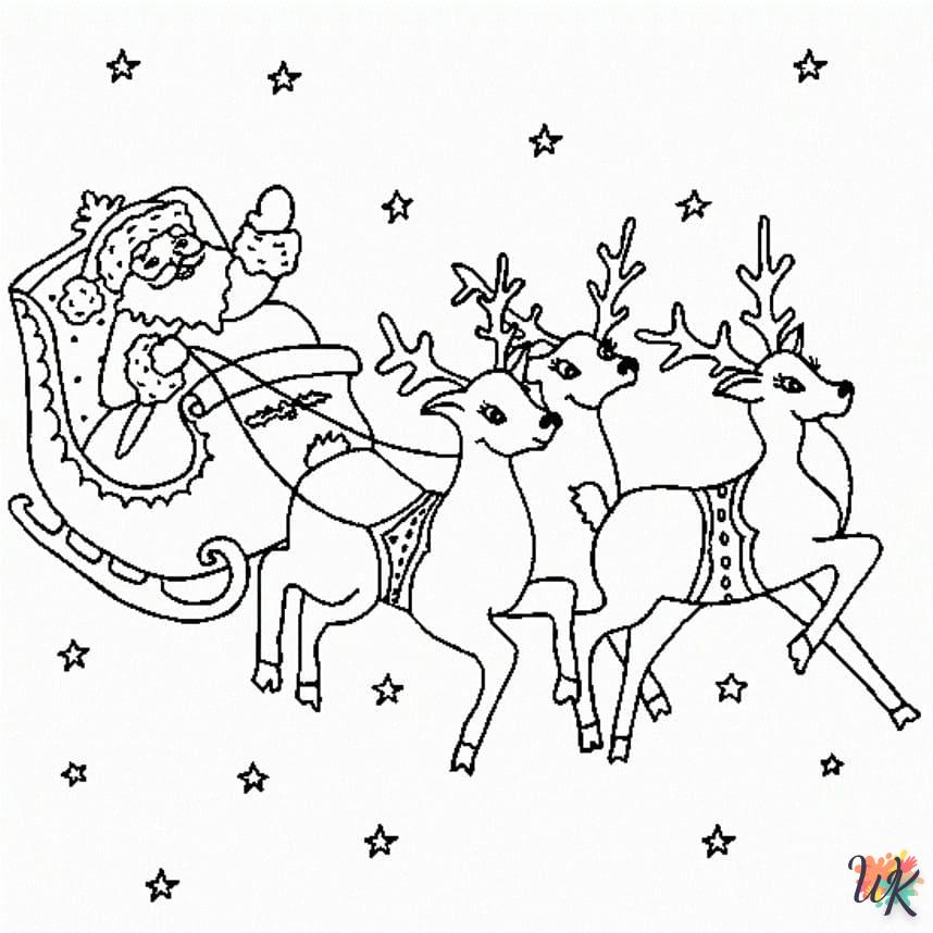 coloriage Noel  en ligne gratuit 2