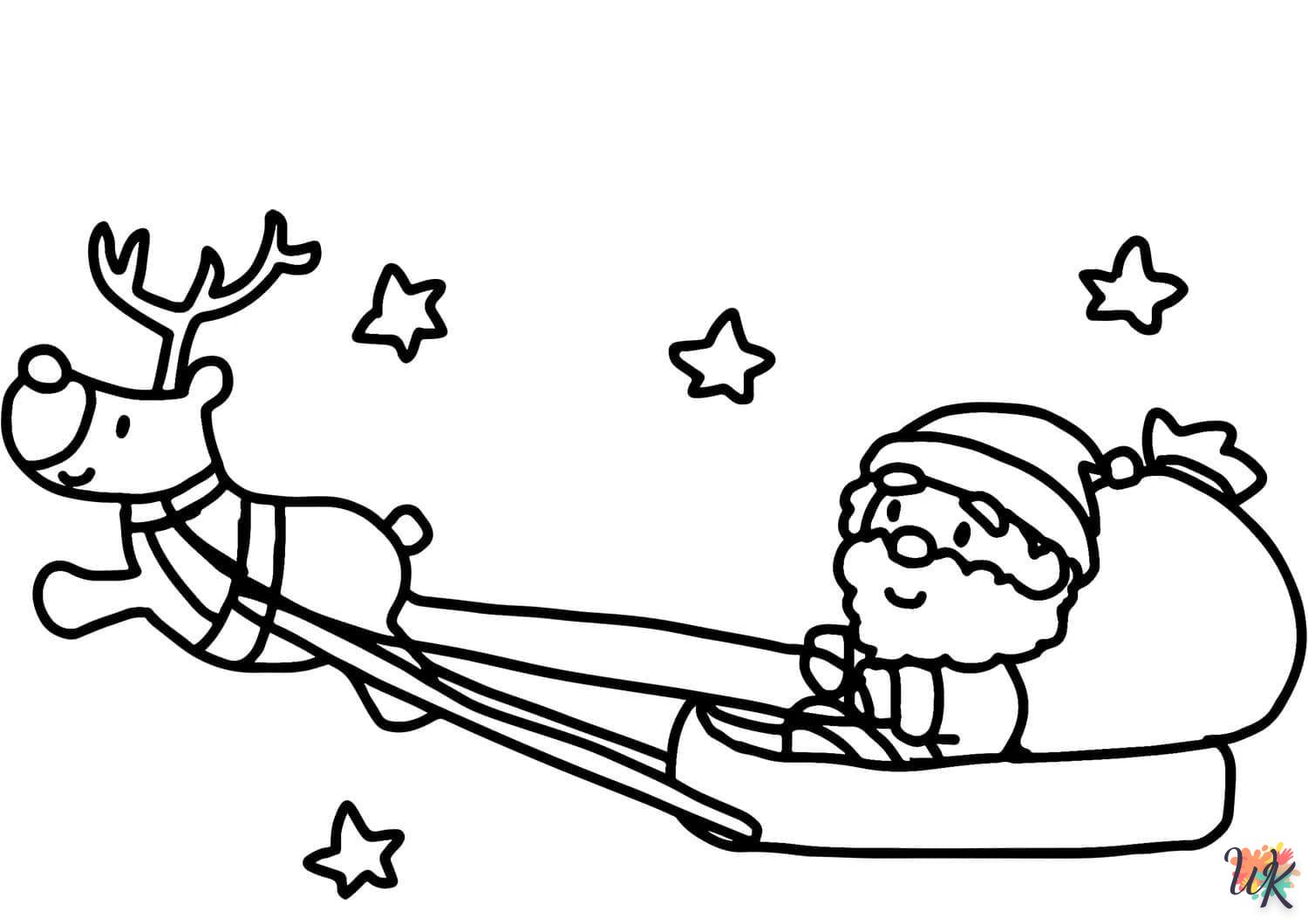 coloriage Noel  pour enfant 2