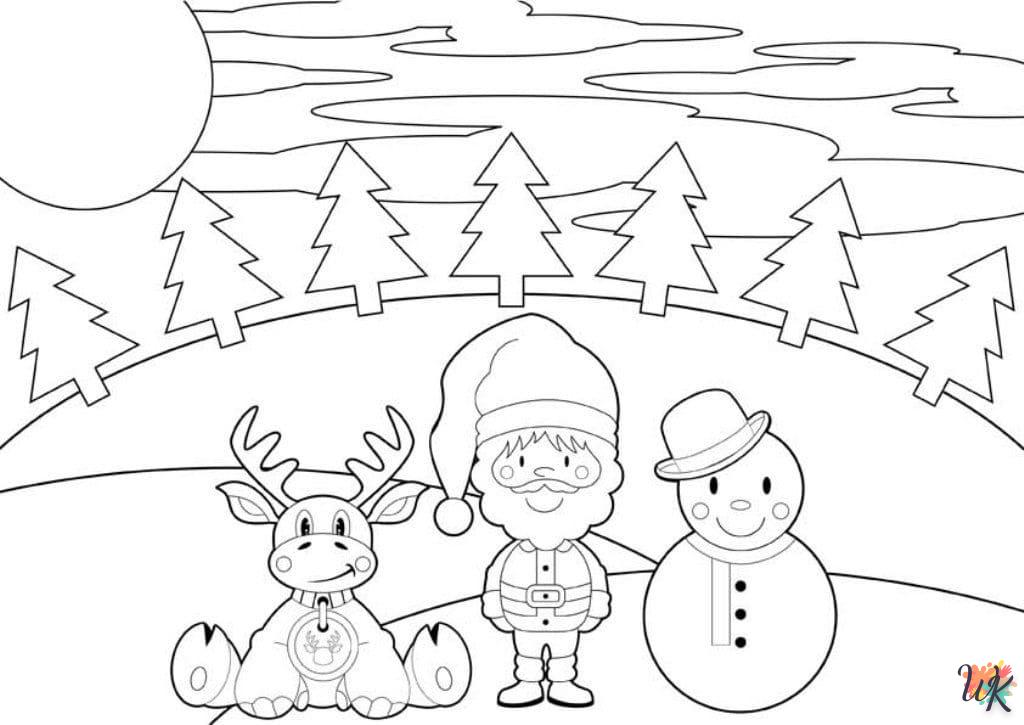 coloriage Noel  à imprimer gratuitement 3