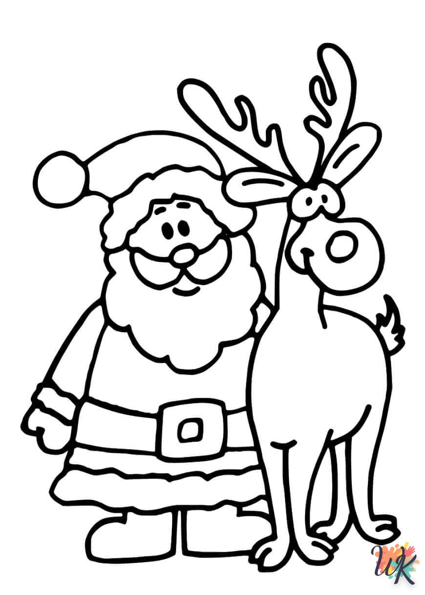 coloriage Noel  à imprimer gratuit 1