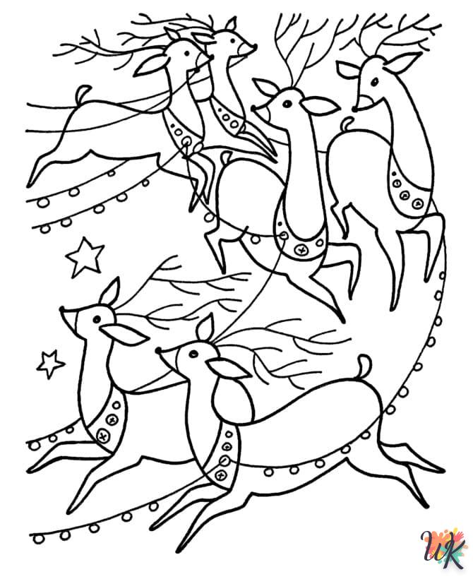 coloriage Noel  bebe à imprimer 1