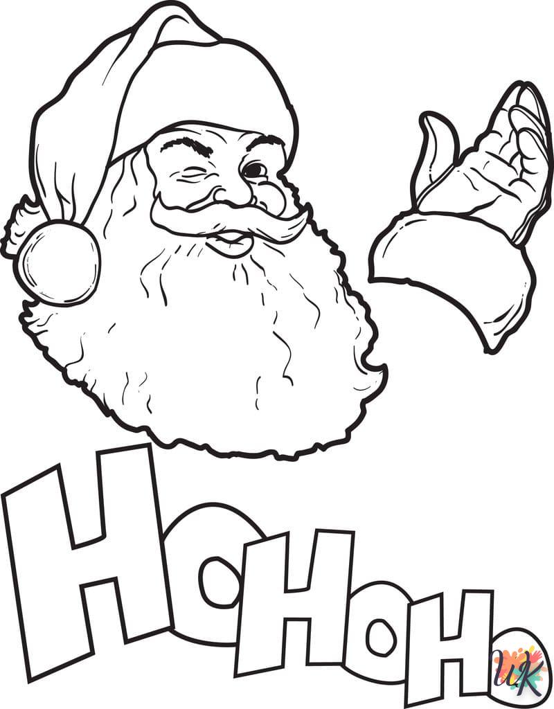 coloriage Noel  gratuit pour enfants 1