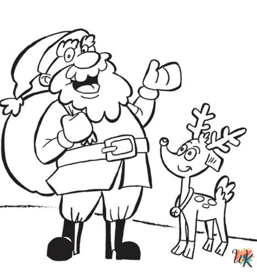 coloriage Noel  en ligne gratuit pour 12 ans 1