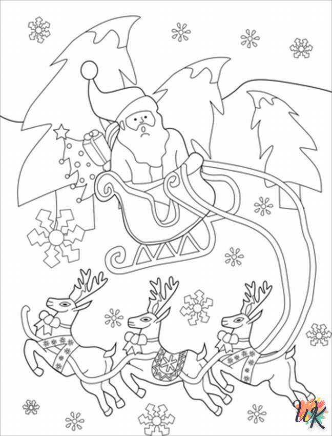 coloriage Noel  pour enfant de 4 ans 1