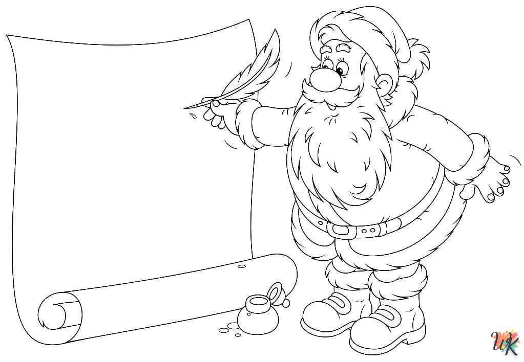 coloriage Noel  pour enfants a imprimer gratuit