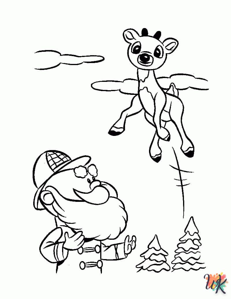 coloriage Noel  à imprimer pour enfant de 7 ans 1