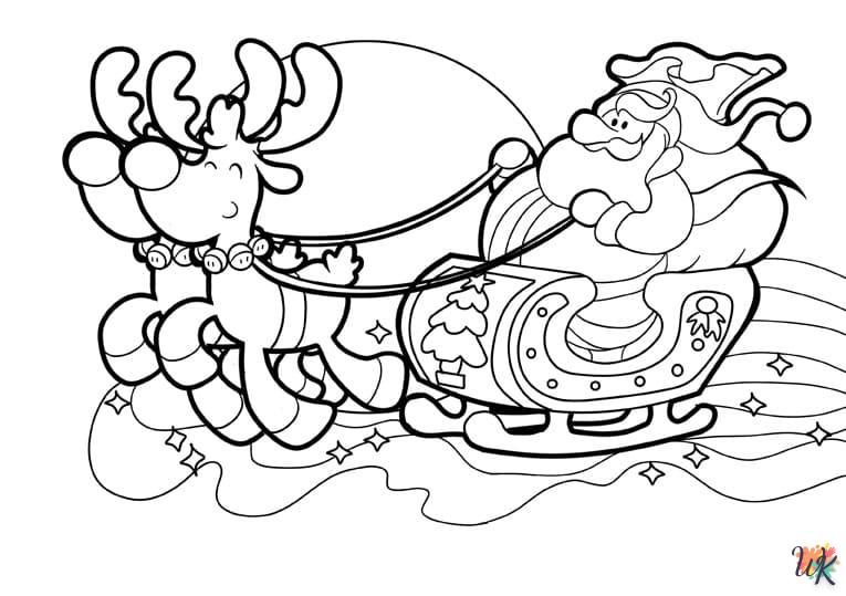 coloriage Noel  en ligne pour bebe de 2 ans