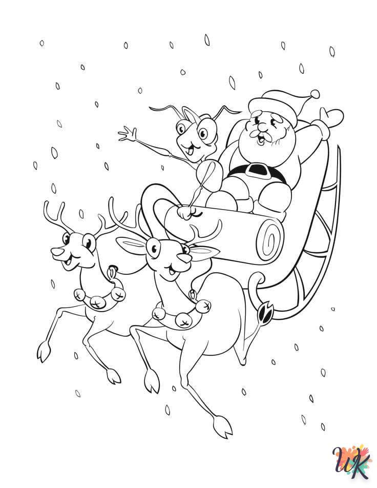 coloriage Noel  gratuit en ligne