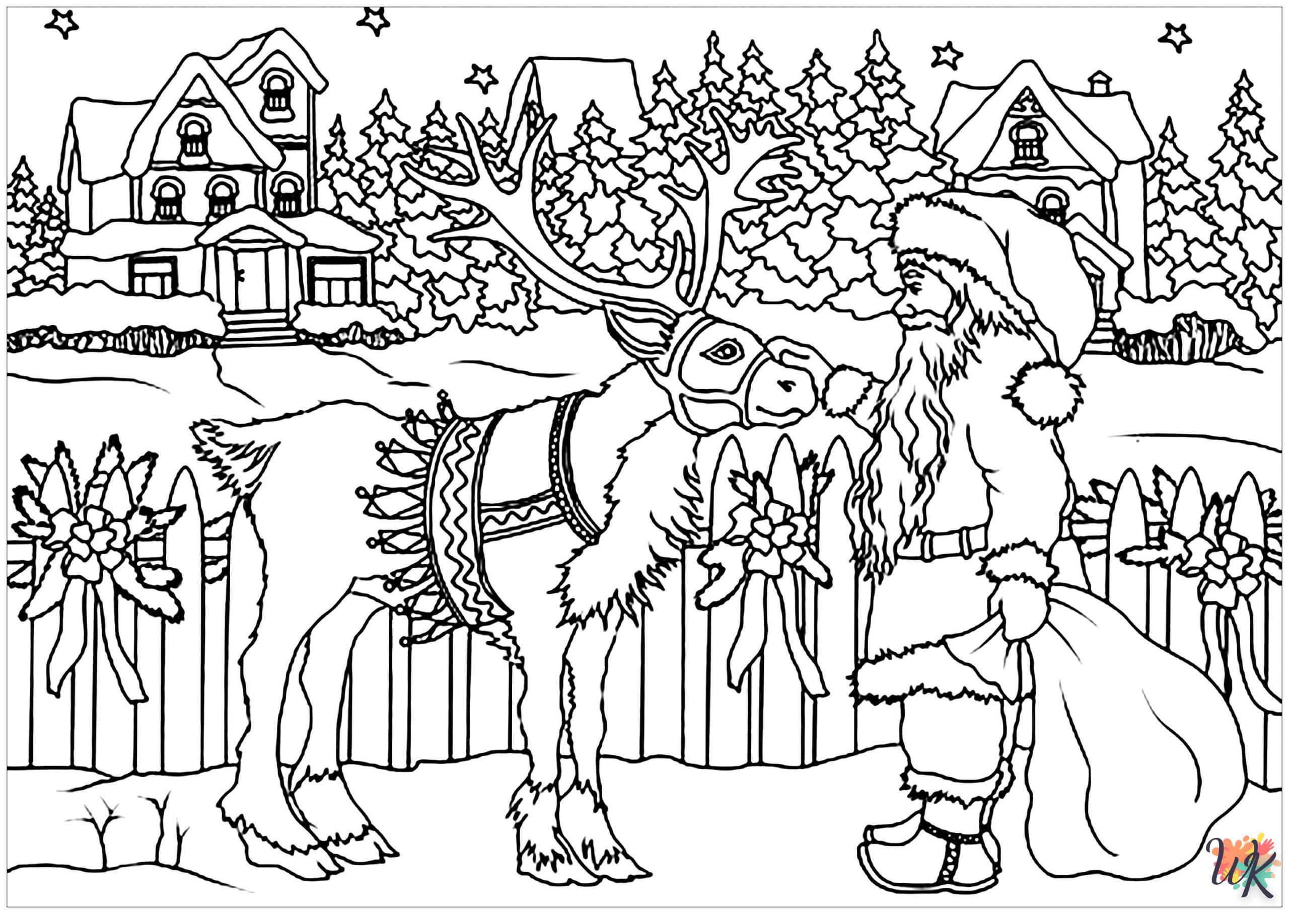 coloriage Noel  a colorier en ligne gratuitement