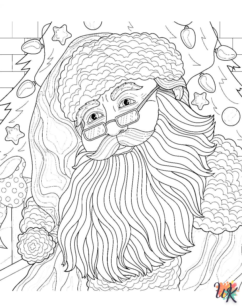 coloriage Noel  pour enfant a imprimer