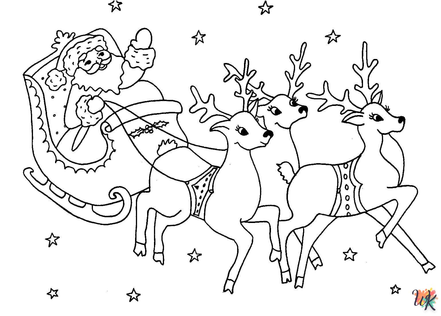 coloriage Noel  en ligne pour enfant