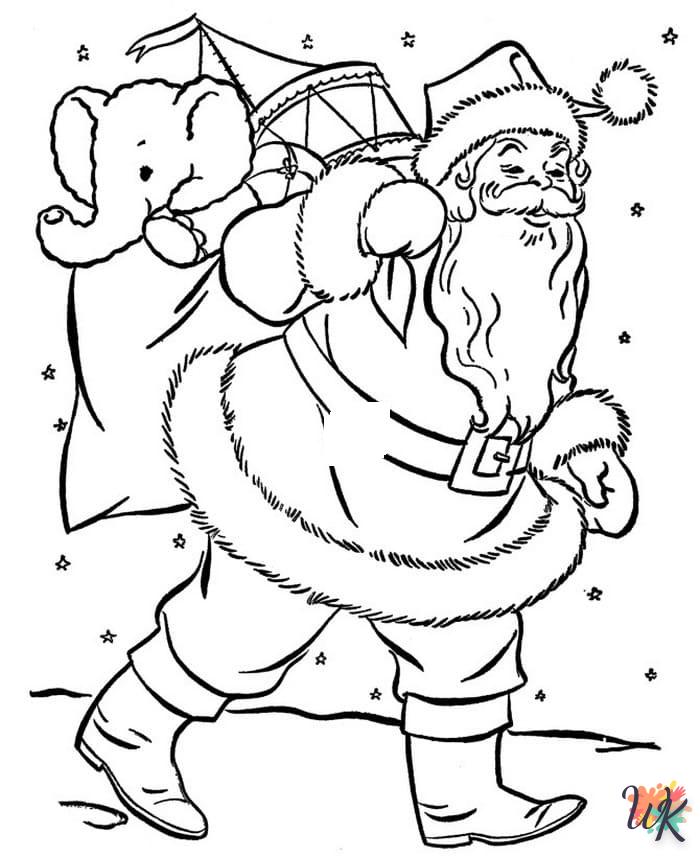 coloriage Noel  pour enfant de 2 ans 1