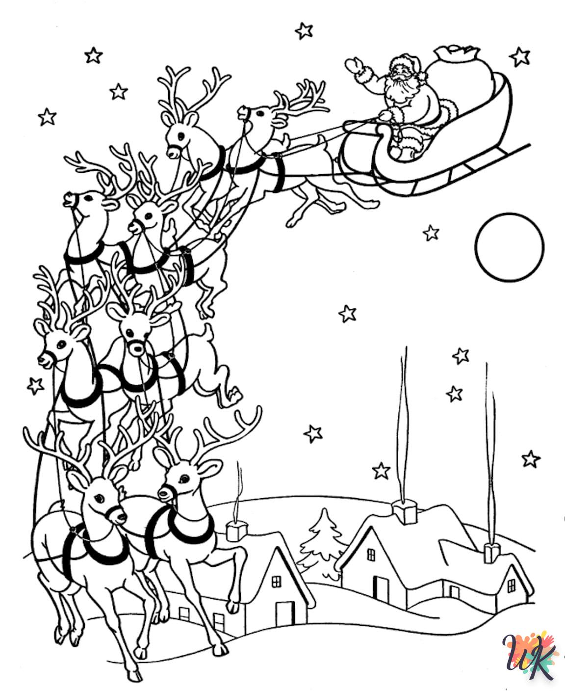 coloriage Noel  et apprentissage 3