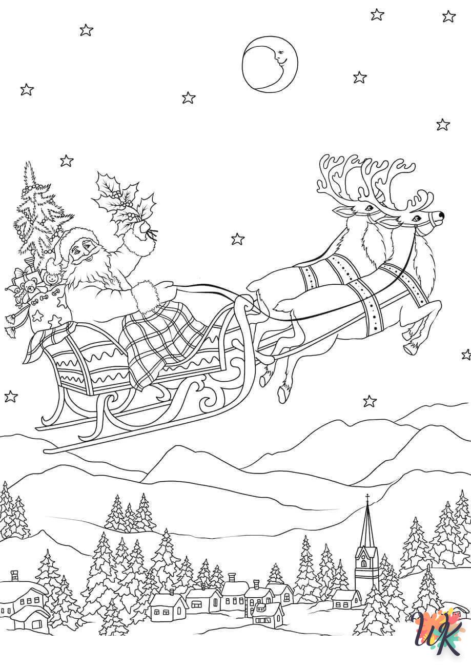 coloriage Noel  a colorier en ligne gratuitement 3