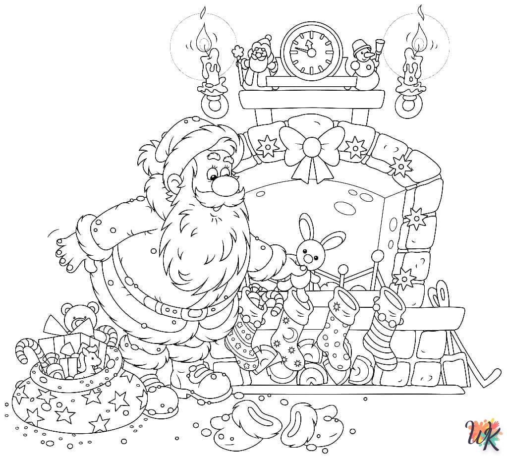 coloriage Noel  pour enfant de à imprimer 1