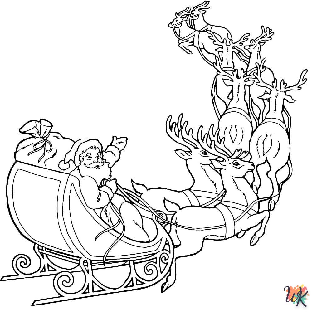 coloriage Noel  en ligne gratuit pour 12 ans 3