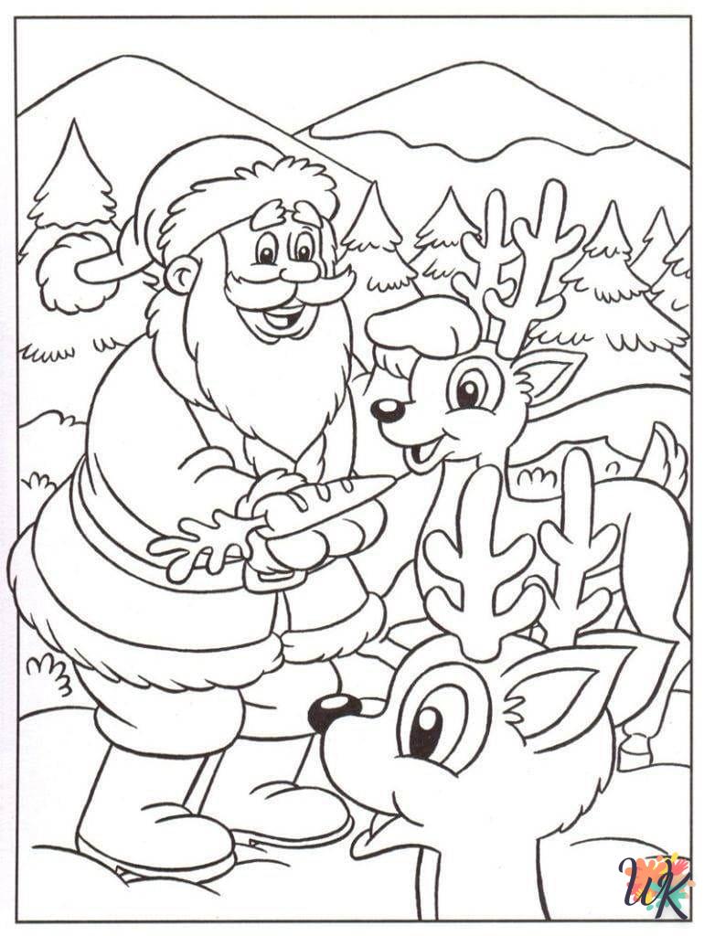 coloriage Noel  pour lutter contre le stress 1