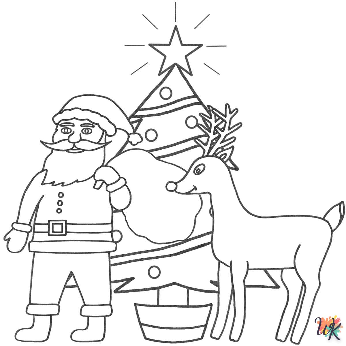 coloriage Noel  gratuit a imprimer