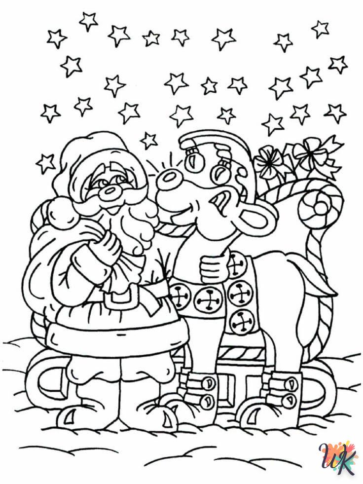 coloriage Noel  pour enfants à télécharger