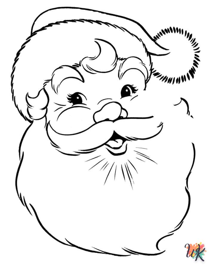 coloriage Noel  enfant à imprimer pdf