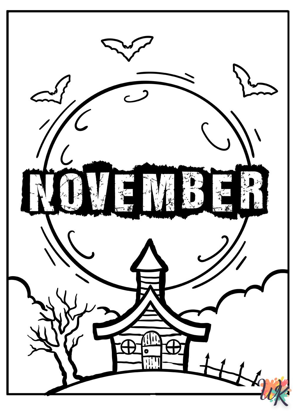 Coloriage November 1