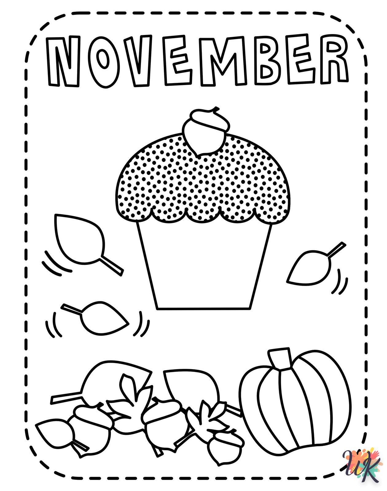 coloriage Automne  pour bebe a imprimer