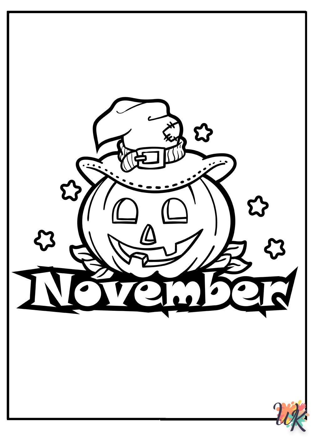 image pour coloriage Automne  enfant