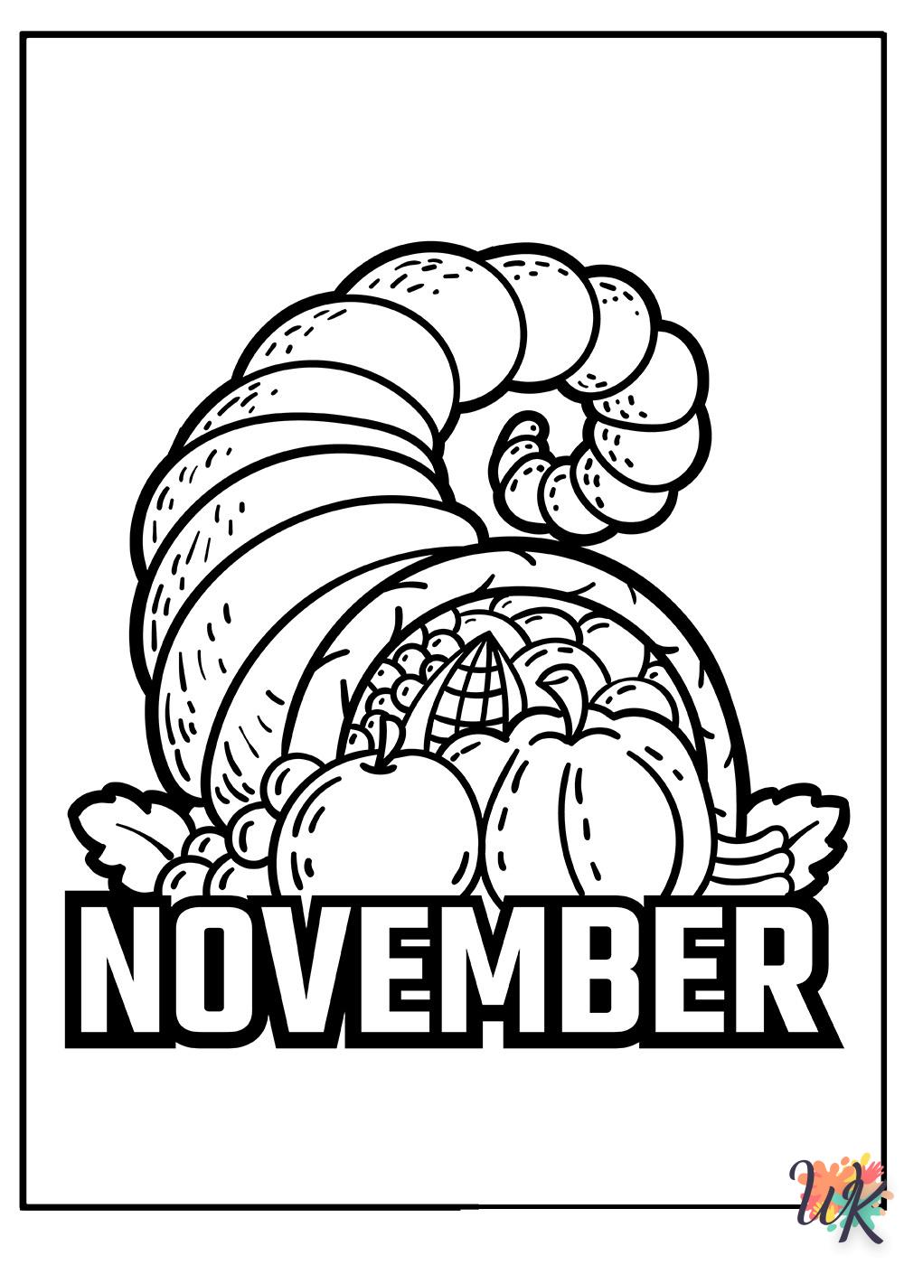 Coloriage November 34