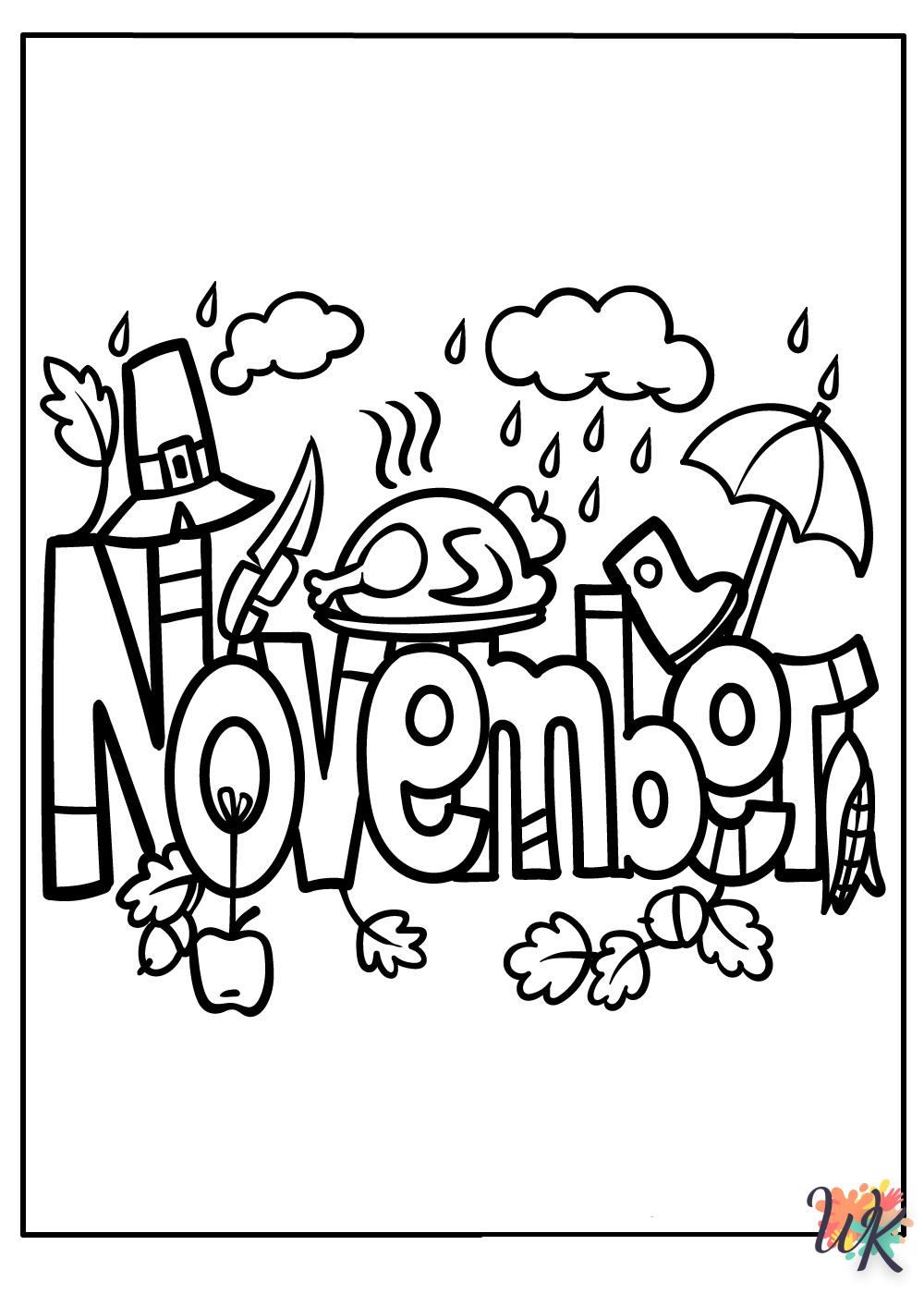 Coloriage November 35