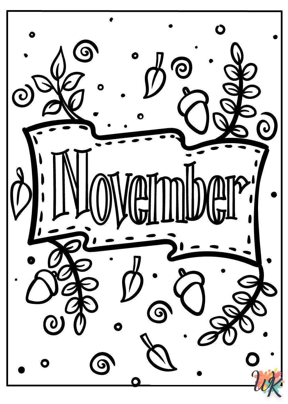 Coloriage November 37