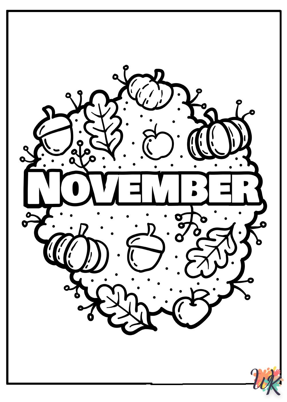 Coloriage November 8