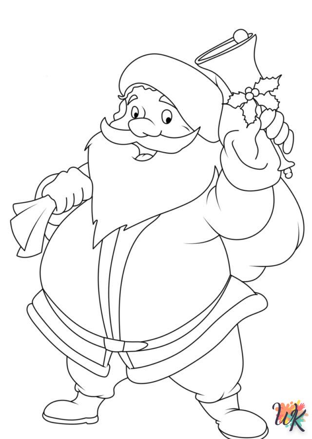 activité coloriage Père Noël  en ligne 1