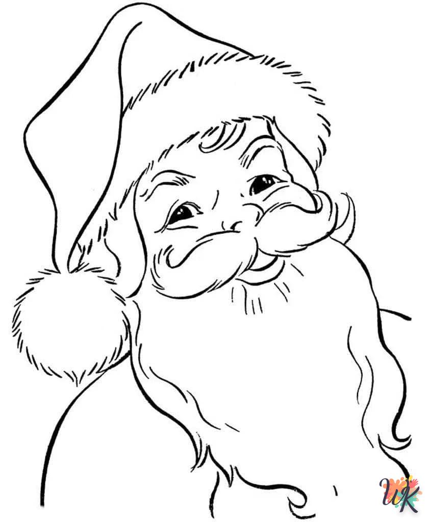 coloriage Père Noël  magique à faire en ligne