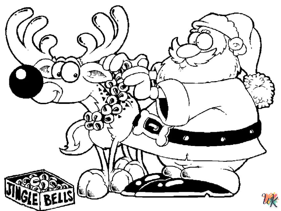 coloriage Père Noël  en ligne pour bebe de 2 ans 1