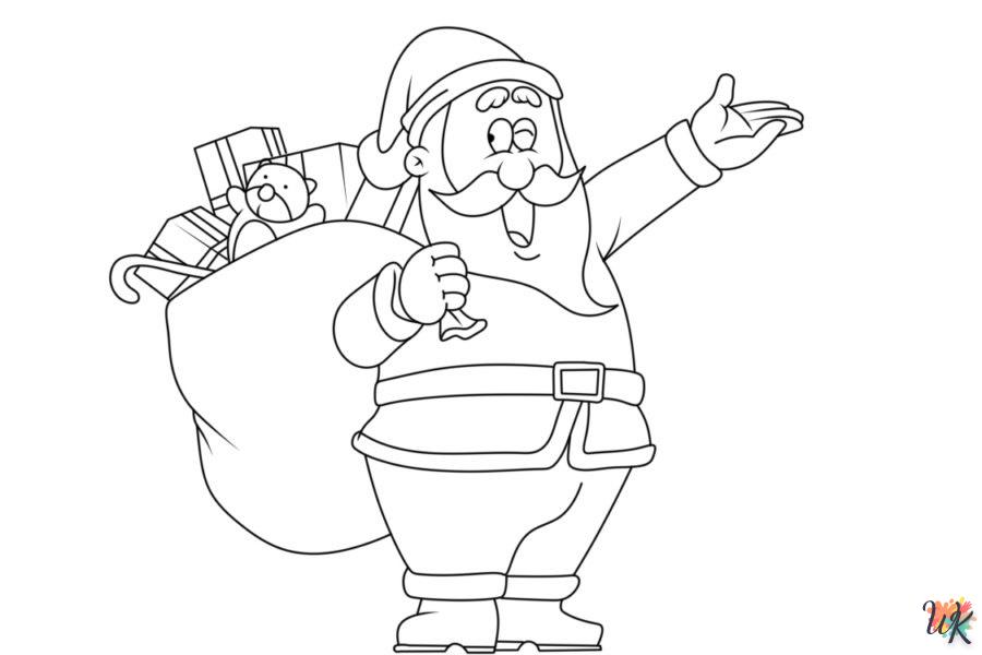 coloriage Père Noël  et dessins