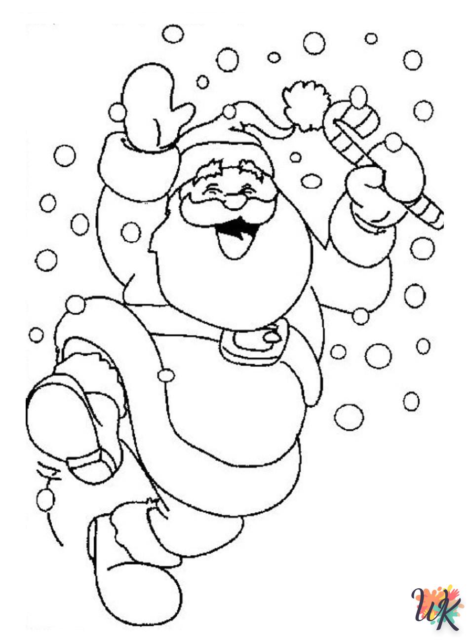 coloriage Père Noël  a telecharger