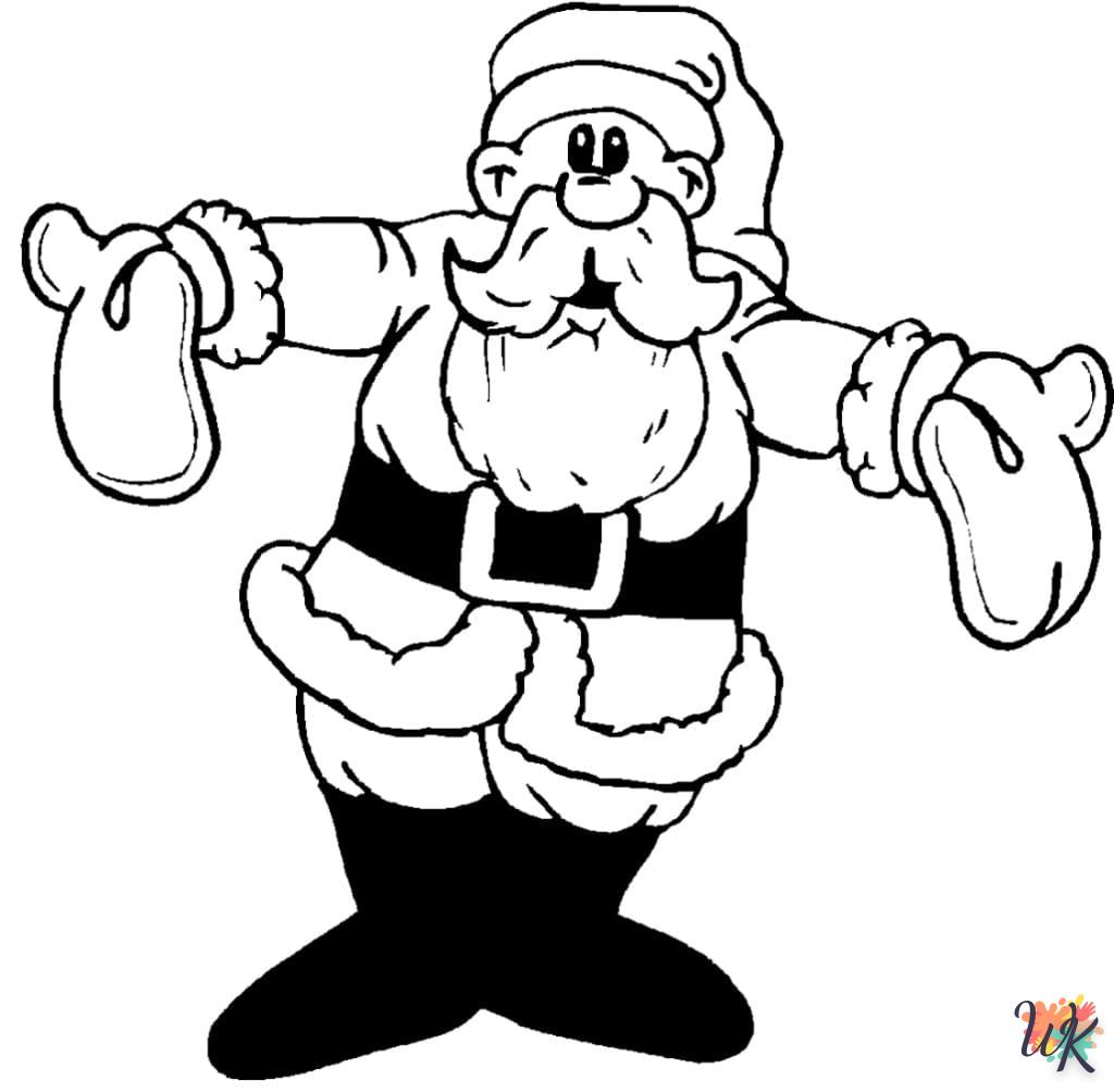 coloriage Père Noël  en ligne gratuit