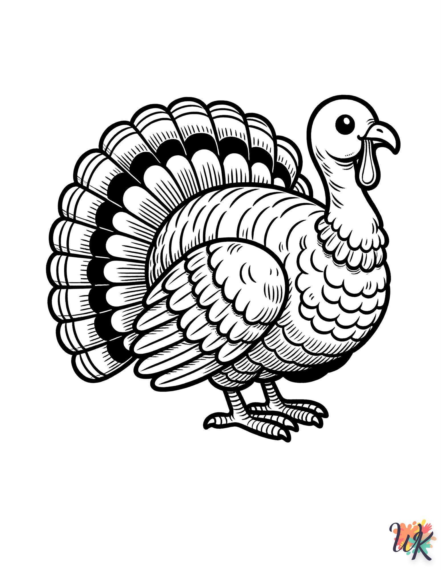 coloriage Thanksgiving  à colorier en ligne gratuit