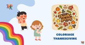 Coloriage Thanksgiving Activités Amusante Pour Les Enfants