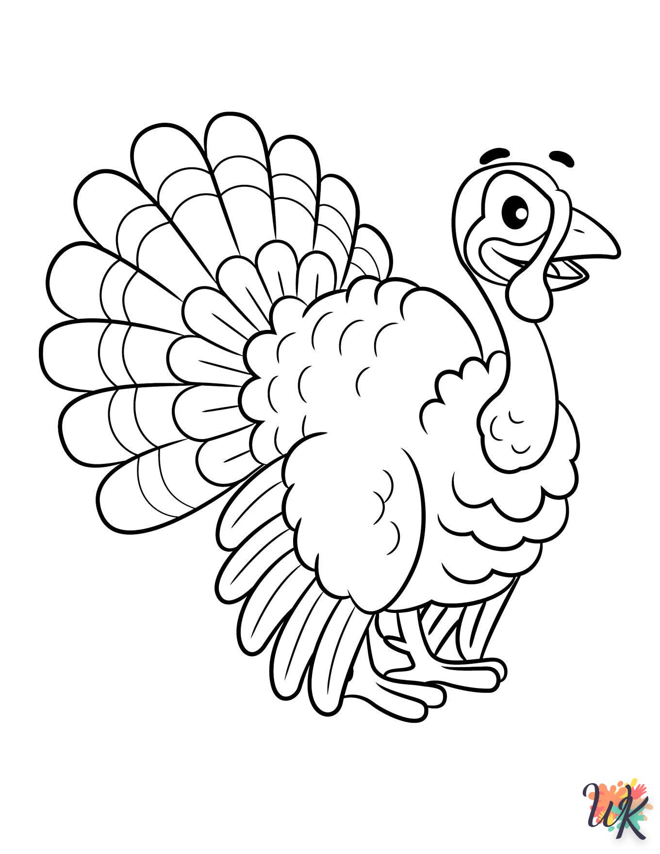 coloriage Thanksgiving  a imprimer gratuitement