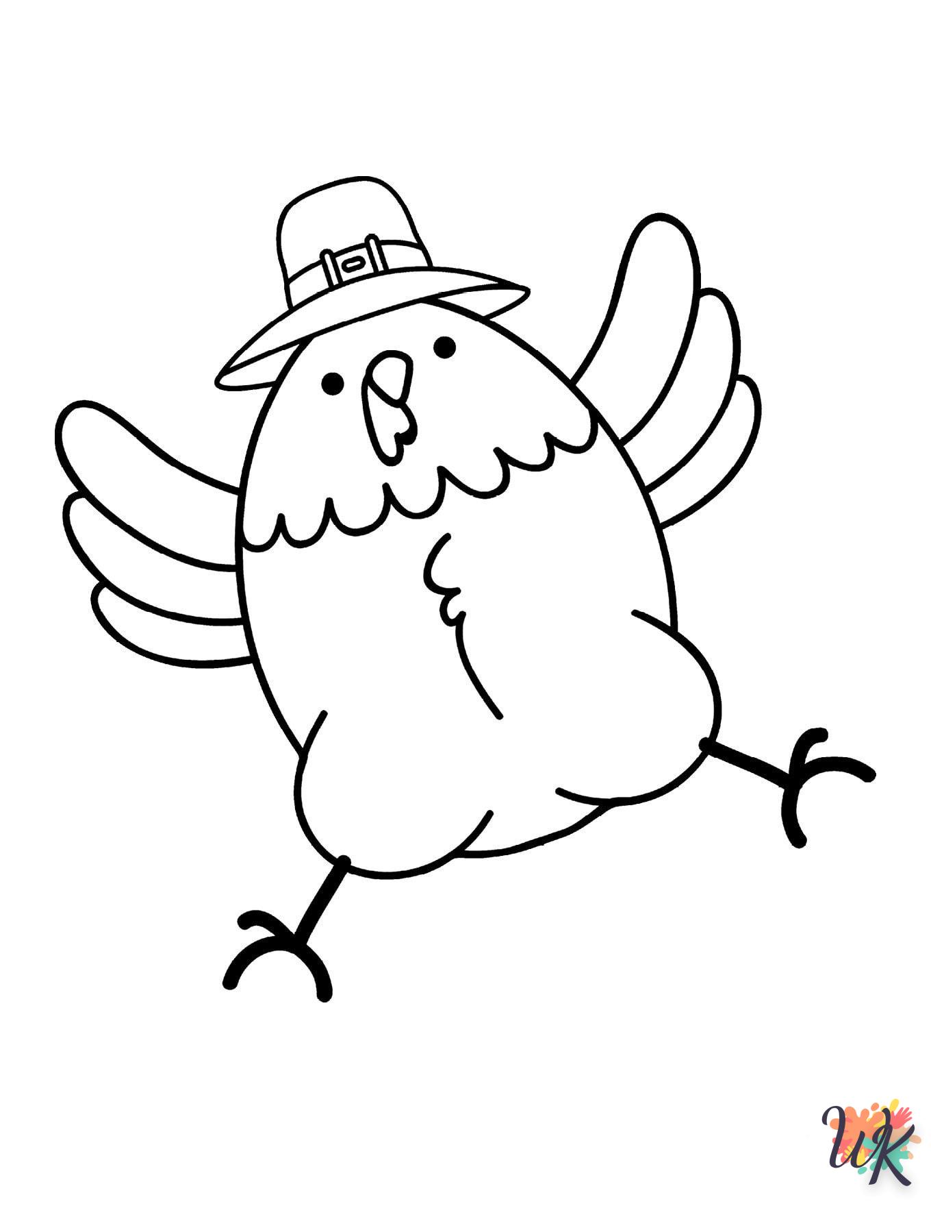 coloriage Thanksgiving  a imprimer gratuit